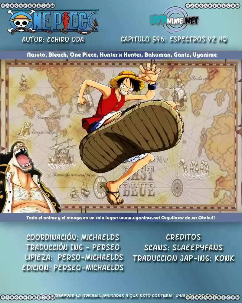 One Piece (1997) - Capítulo 596 - Página 1 - LectorTMOo