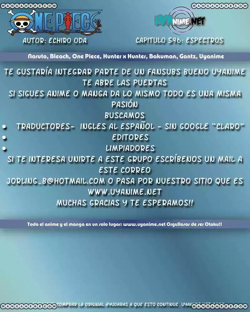 One Piece (1997) - Capítulo 596 - Página 21 - LectorTMOo