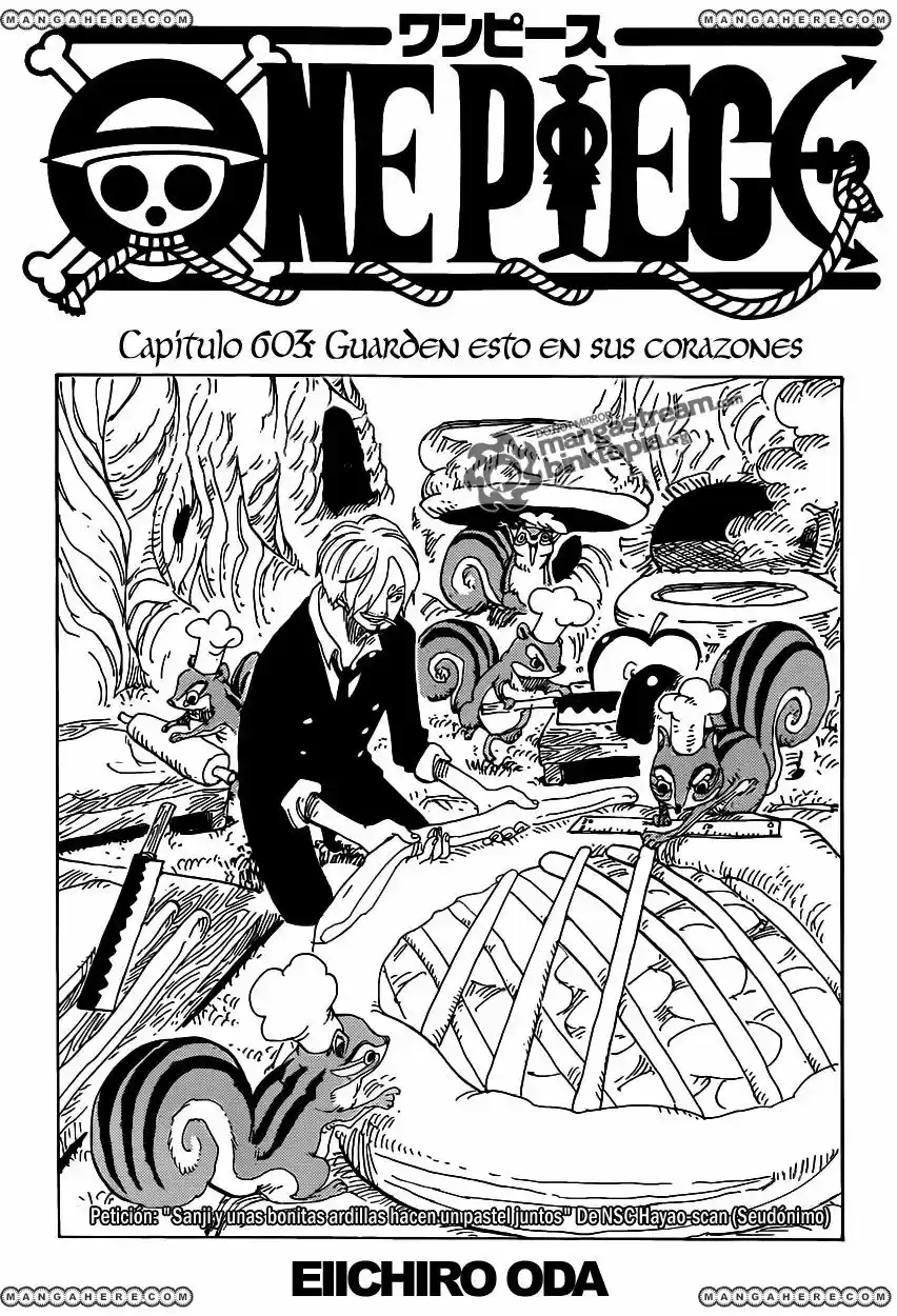 One Piece (1997) - Capítulo 603 - Página 1 - LectorTMOo
