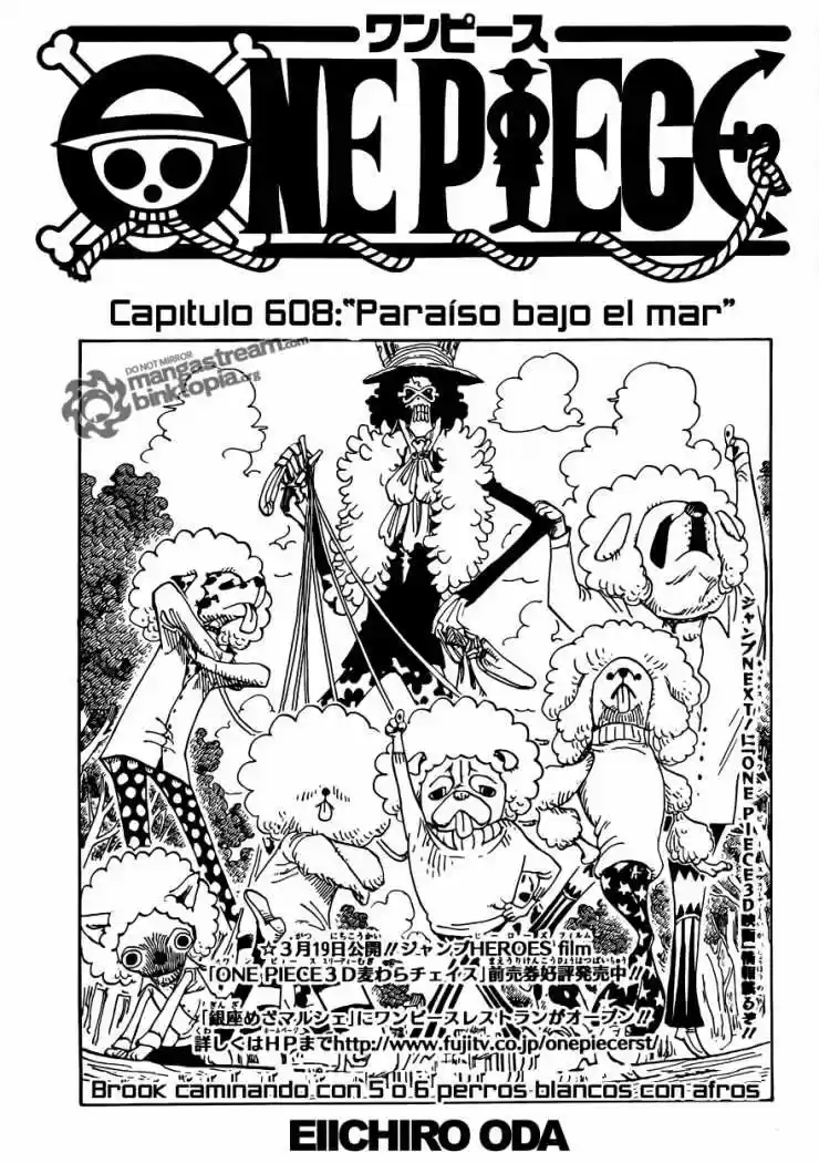 One Piece (1997) - Capítulo 608 - Página 1 - LectorTMOo