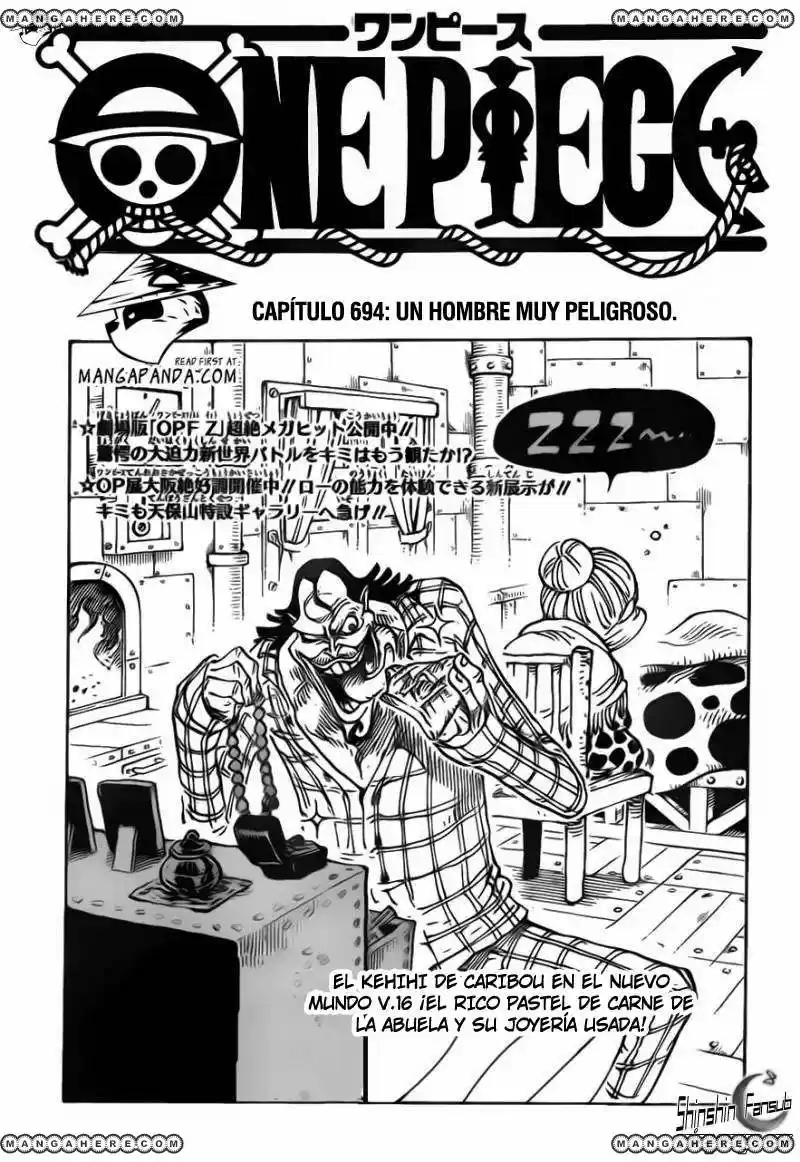 One Piece (1997) - Capítulo 694 - Página 2 - LectorTMOo