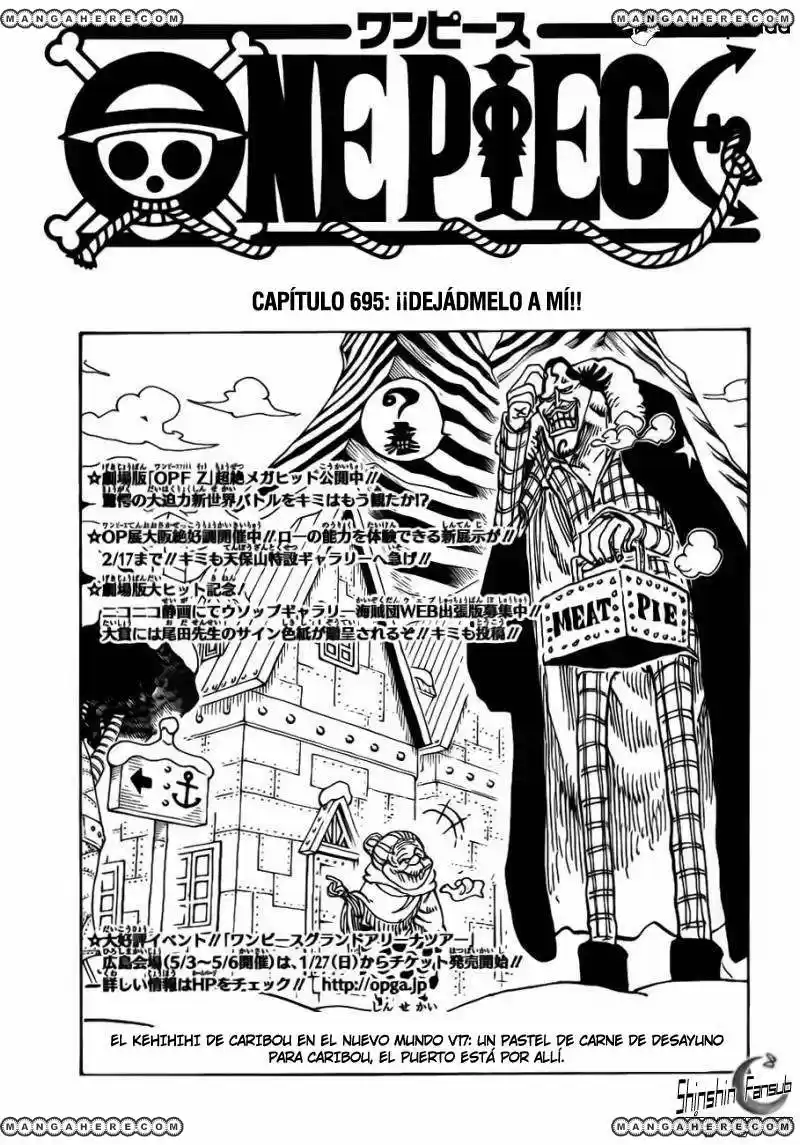 One Piece (1997) - Capítulo 695 - Página 2 - LectorTMOo