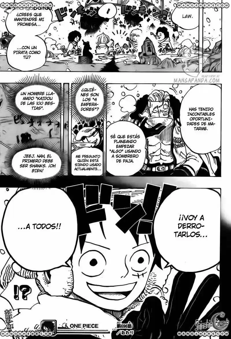 One Piece (1997) - Capítulo 696 - Página 19 - LectorTMOo