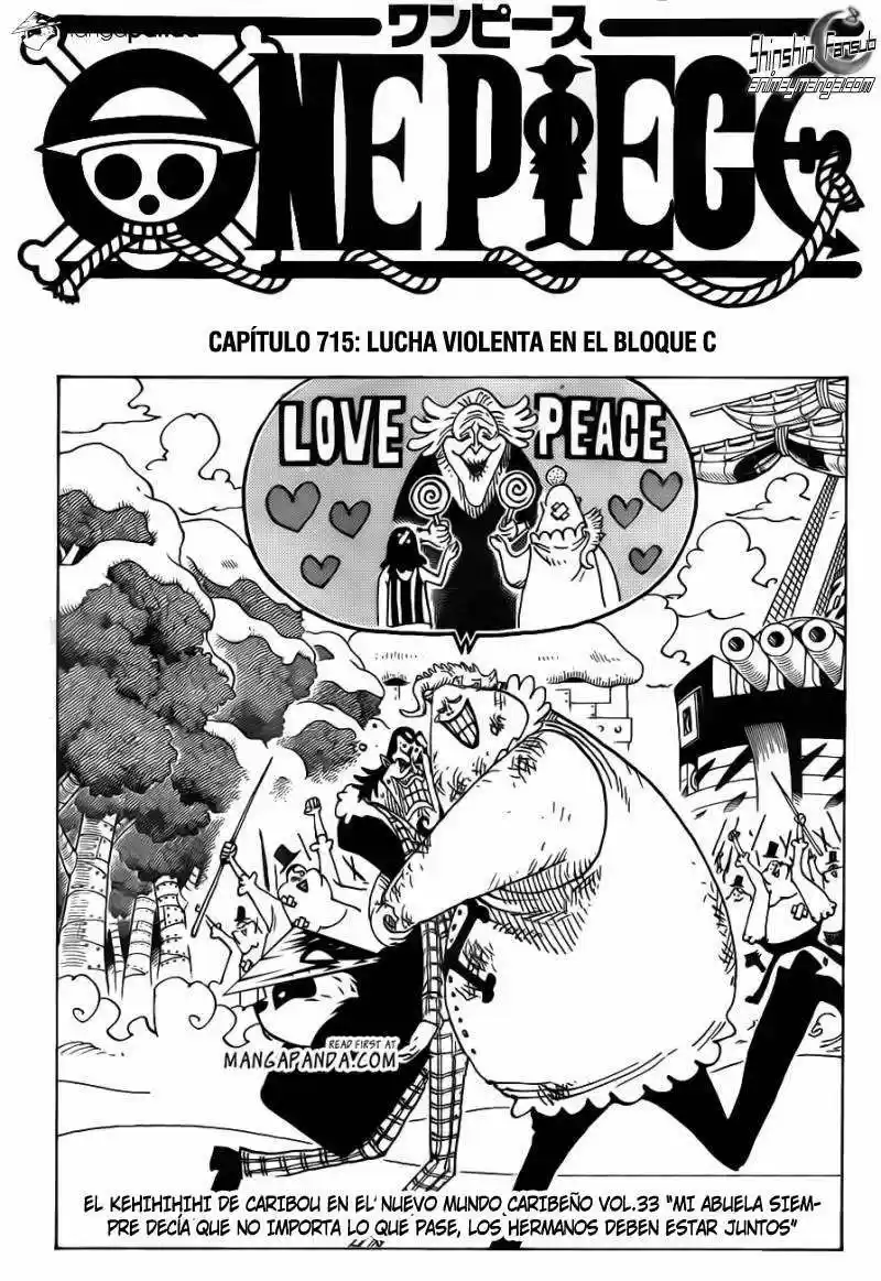 One Piece (1997) - Capítulo 715 - Página 3 - LectorTMOo