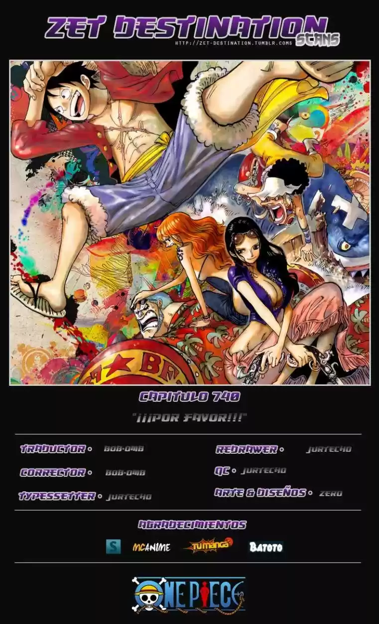 One Piece (1997) - Capítulo 740 - Página 1 - LectorTMOo