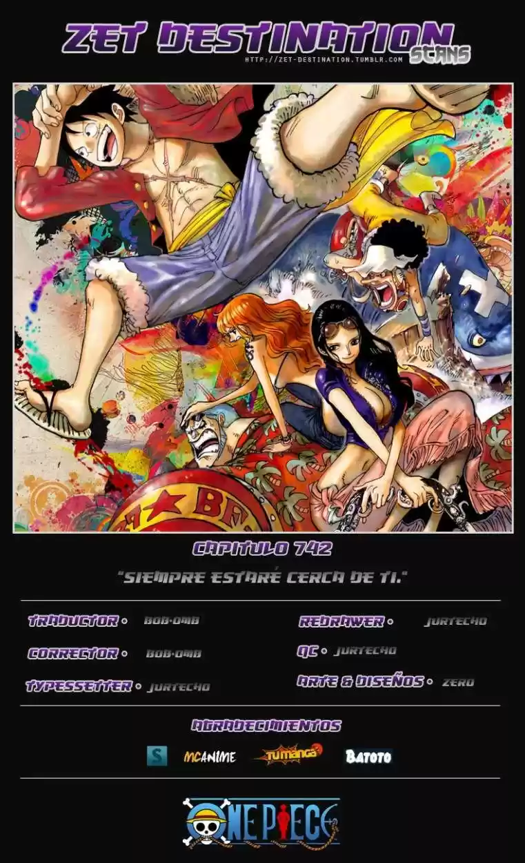 One Piece (1997) - Capítulo 742 - Página 1 - LectorTMOo