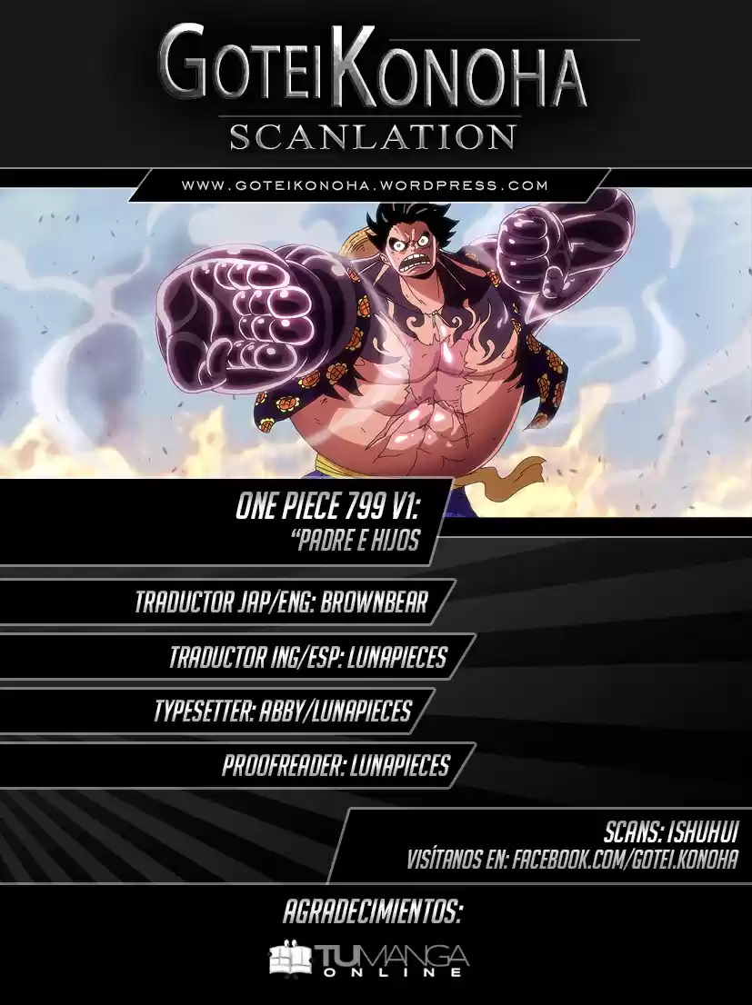 One Piece (1997) - Capítulo 799 - Página 1 - LectorTMOo