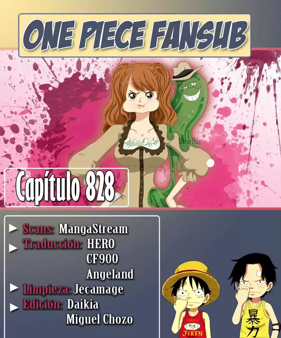 One Piece (1997) - Capítulo 828 - Página 1 - LectorTMOo