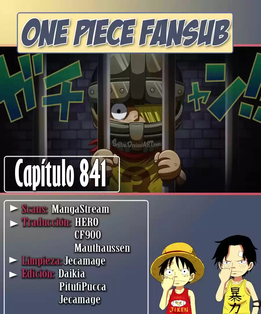One Piece (1997) - Capítulo 841 - Página 1 - LectorTMOo