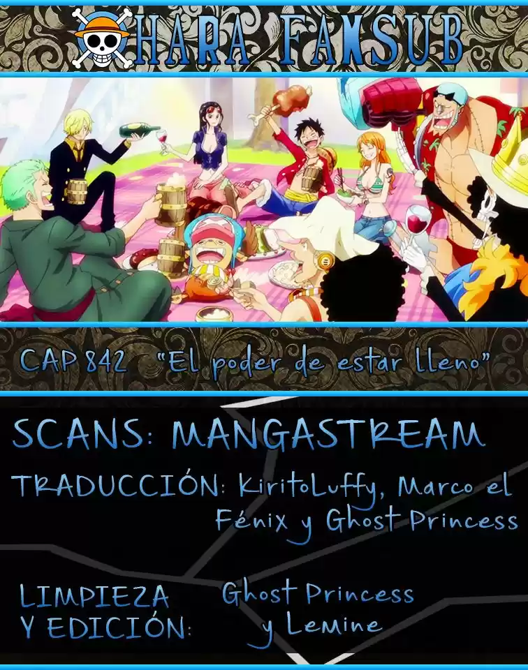 One Piece (1997) - Capítulo 842 - Página 1 - LectorTMOo