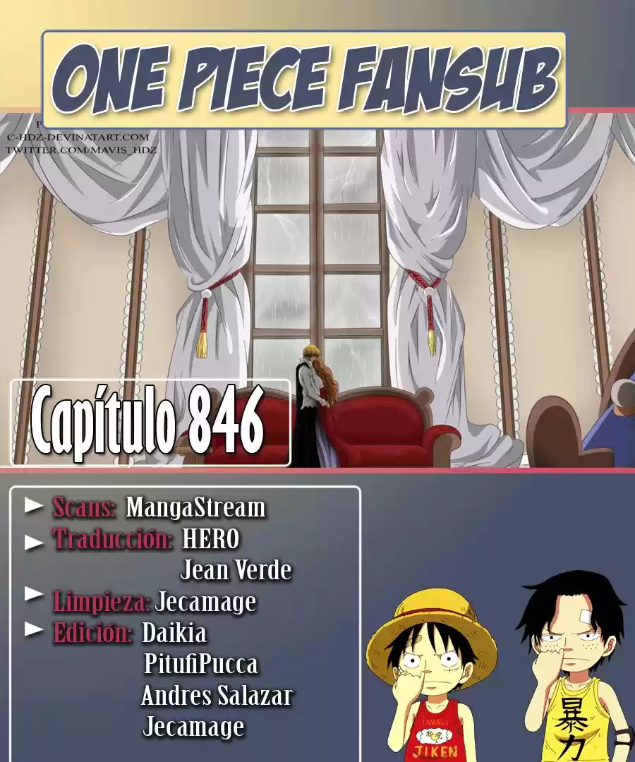 One Piece (1997) - Capítulo 846 - Página 1 - LectorTMOo