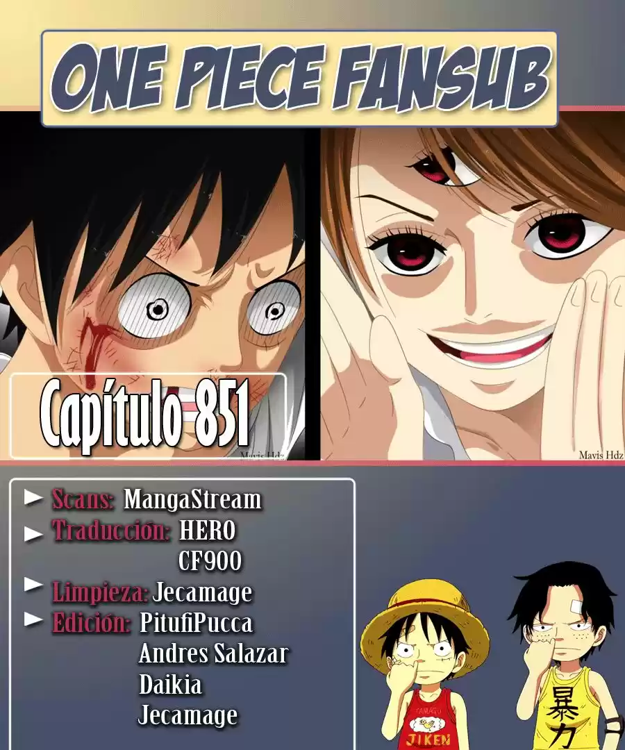 One Piece (1997) - Capítulo 851 - Página 2 - LectorTMOo