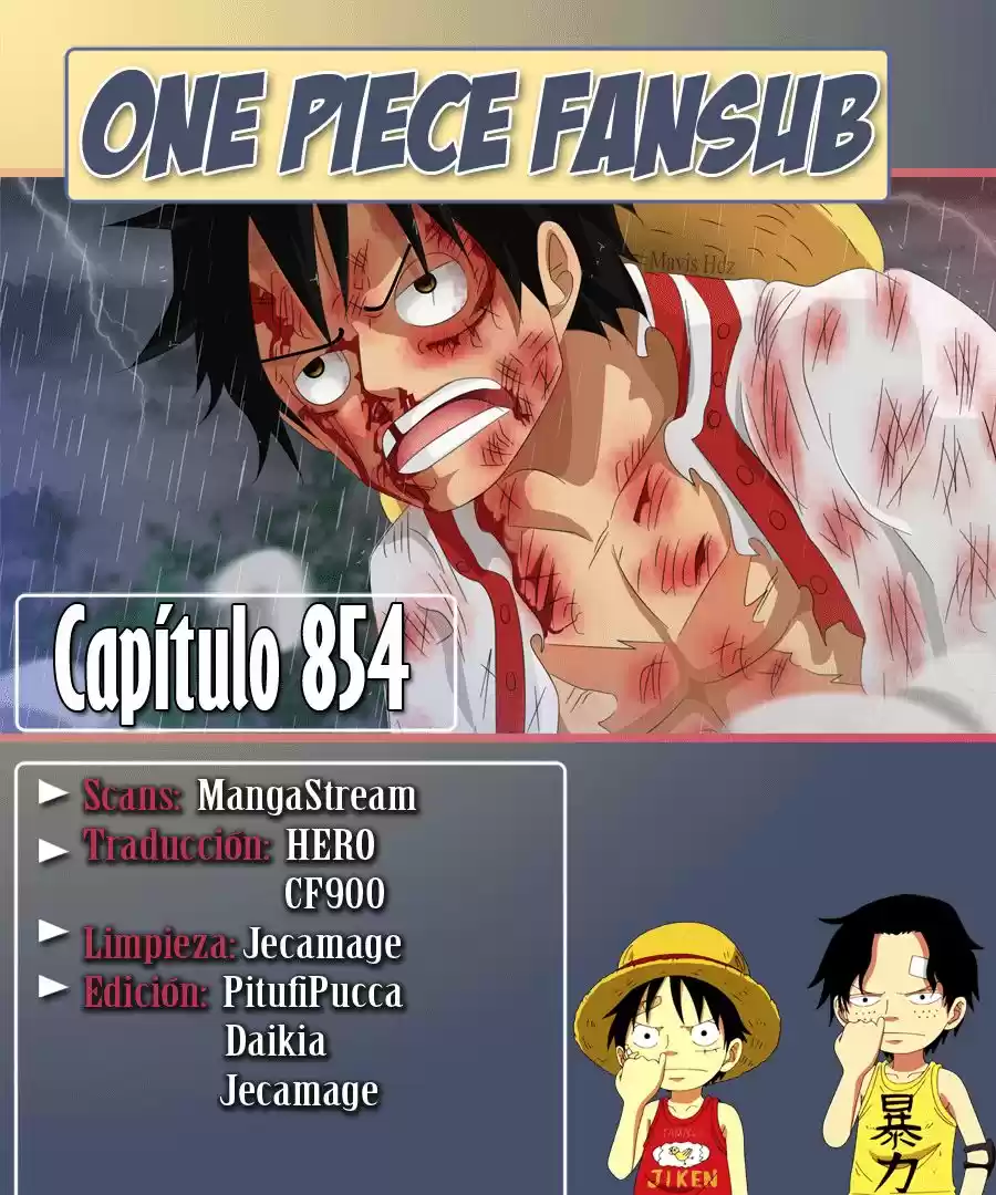One Piece (1997) - Capítulo 854 - Página 1 - LectorTMOo