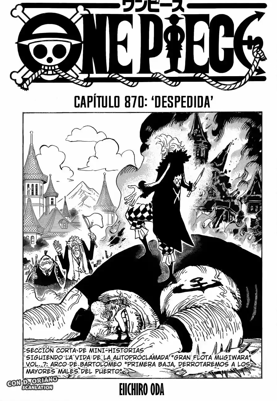 One Piece (1997) - Capítulo 870 - Página 1 - LectorTMOo