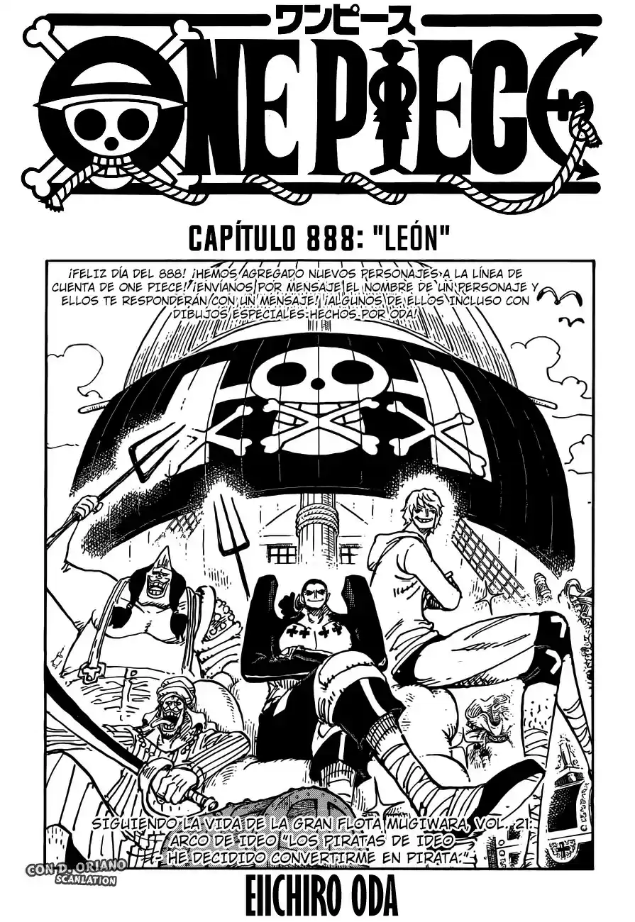 One Piece (1997) - Capítulo 888 - Página 2 - LectorTMOo