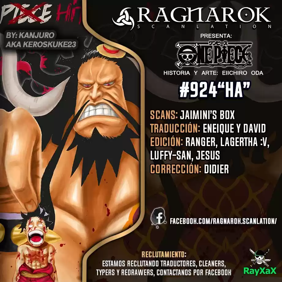 One Piece (1997) - Capítulo 924 - Página 1 - LectorTMOo