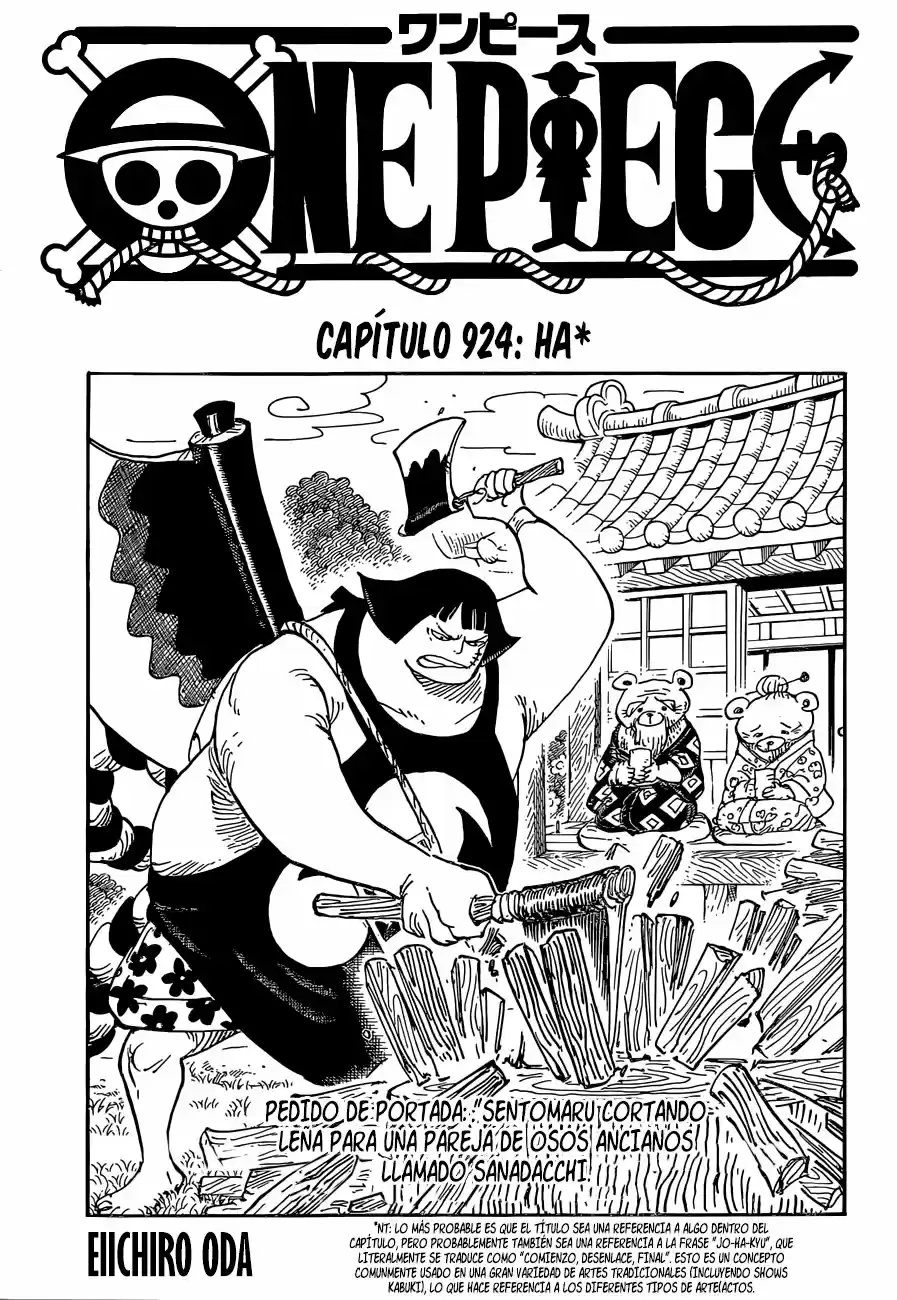 One Piece (1997) - Capítulo 924 - Página 2 - LectorTMOo