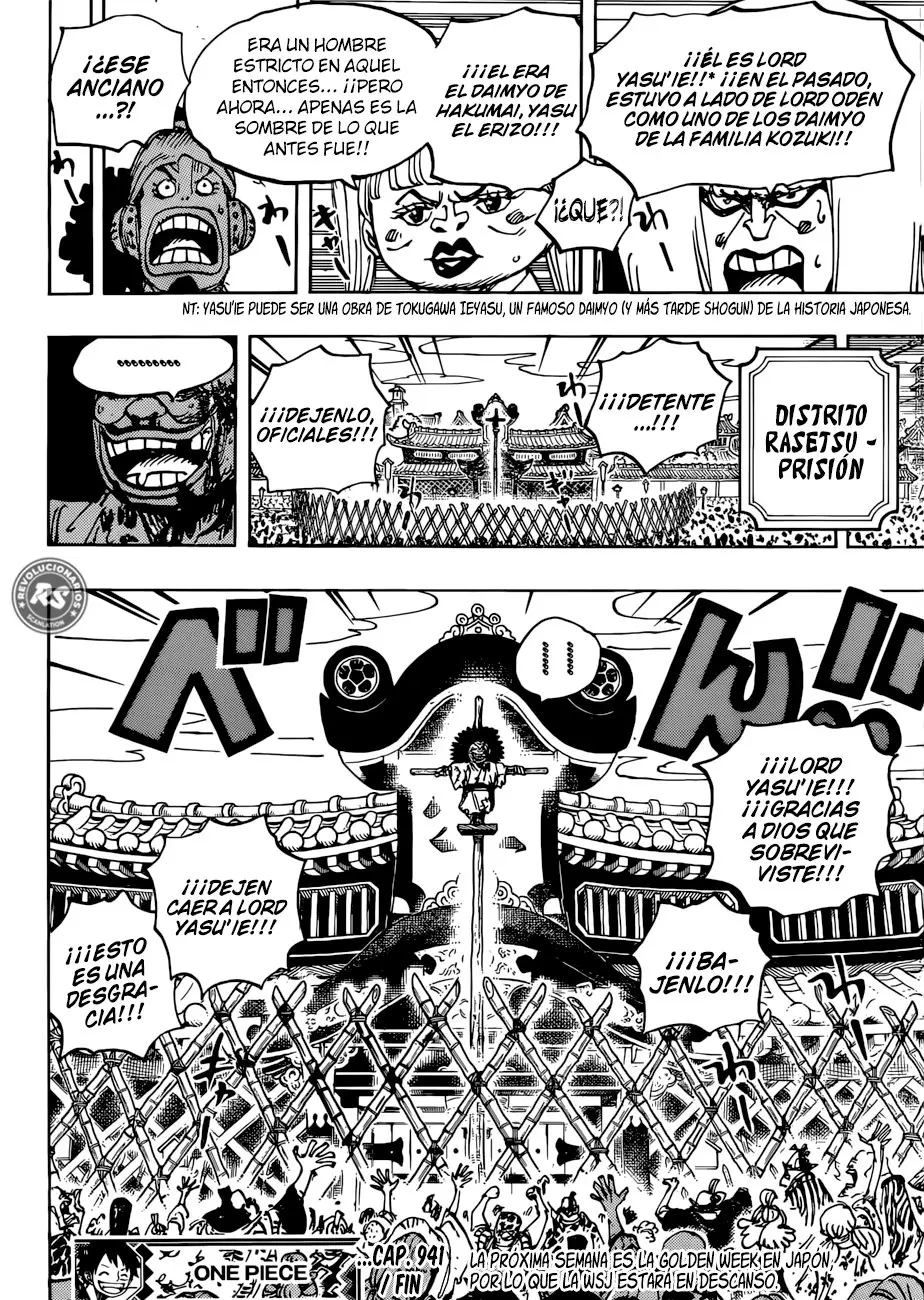 One Piece (1997) - Capítulo 941 - Página 17 - LectorTMOo