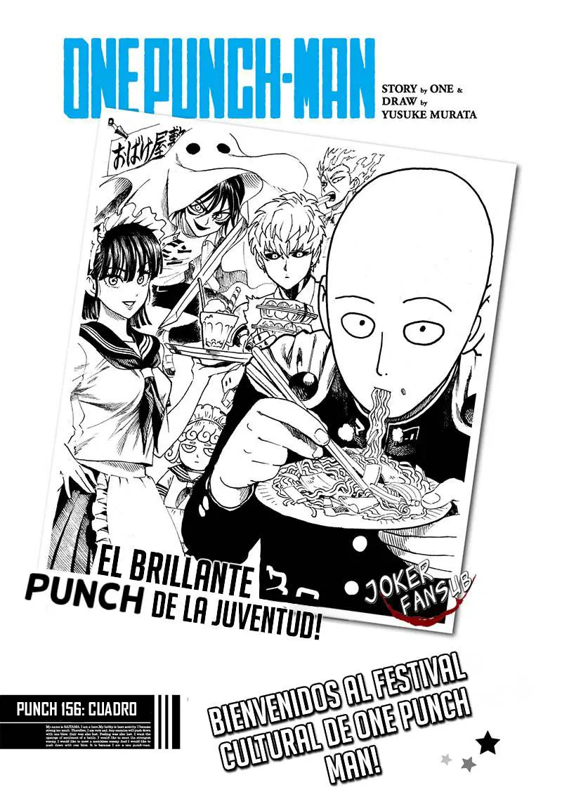 One Punch Man (2012) - Capítulo 156 - Página 1 - LectorTMOo