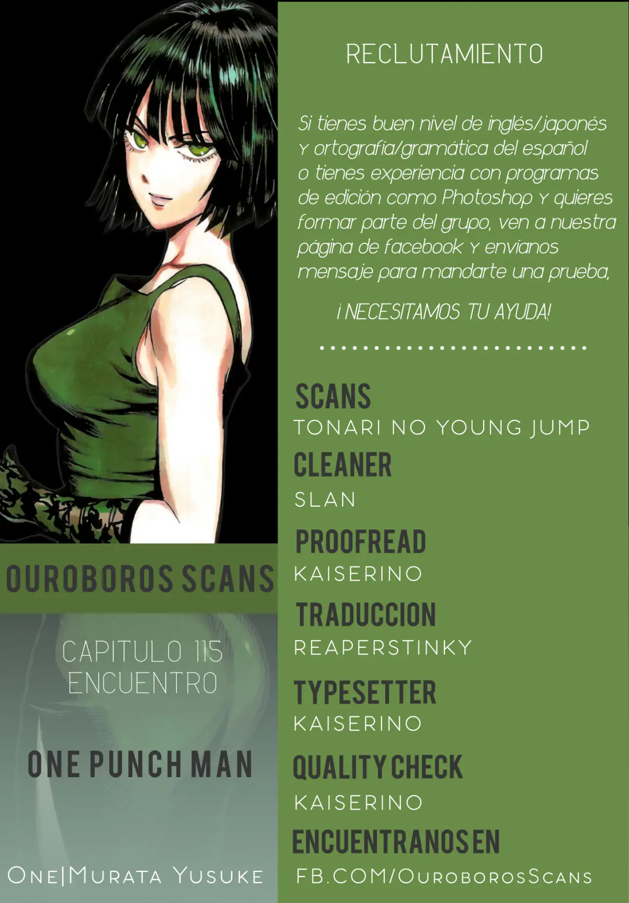 One Punch Man (2012) - Capítulo 157 - Página 1 - LectorTMOo