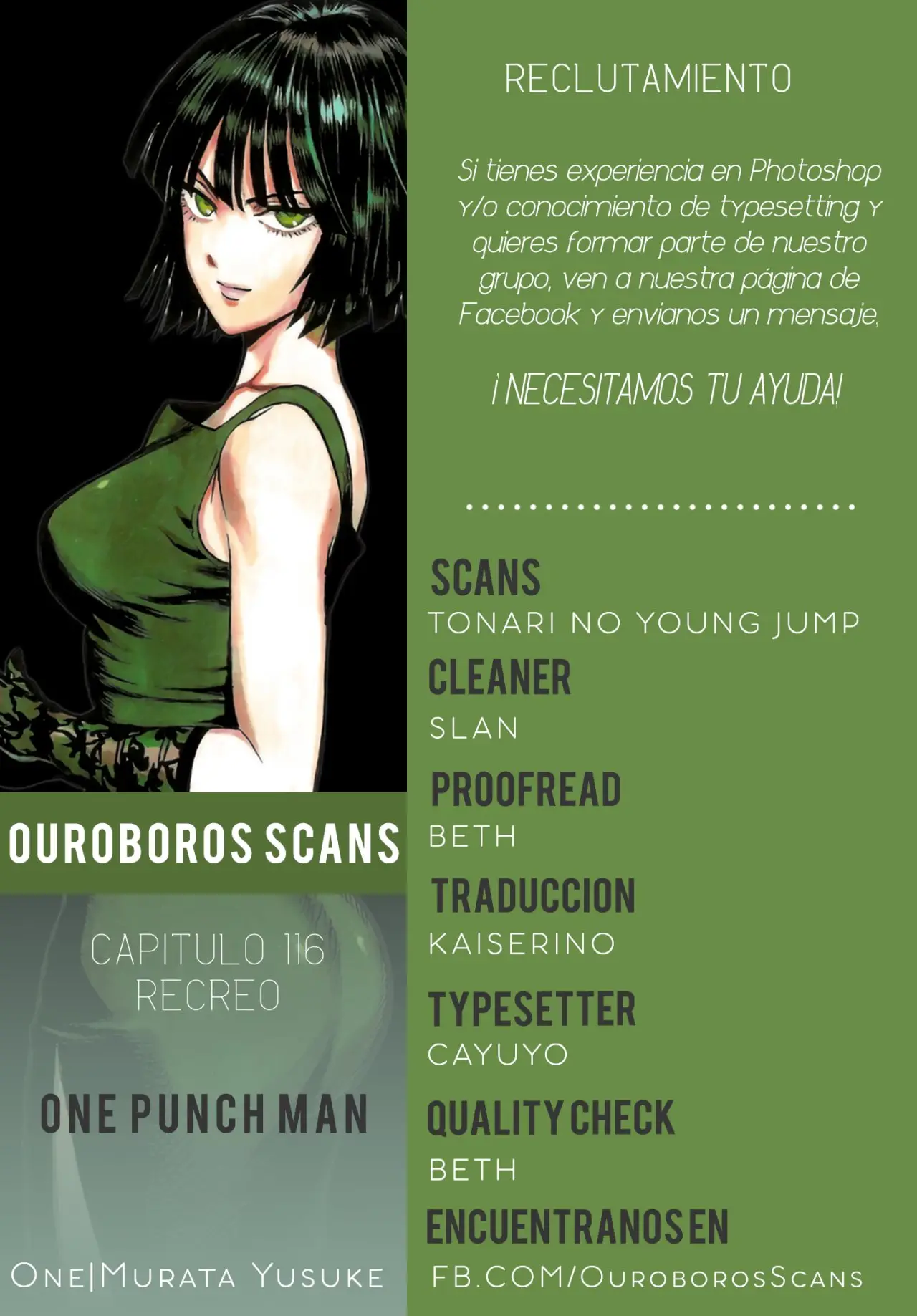 One Punch Man (2012) - Capítulo 158 - Página 1 - LectorTMOo