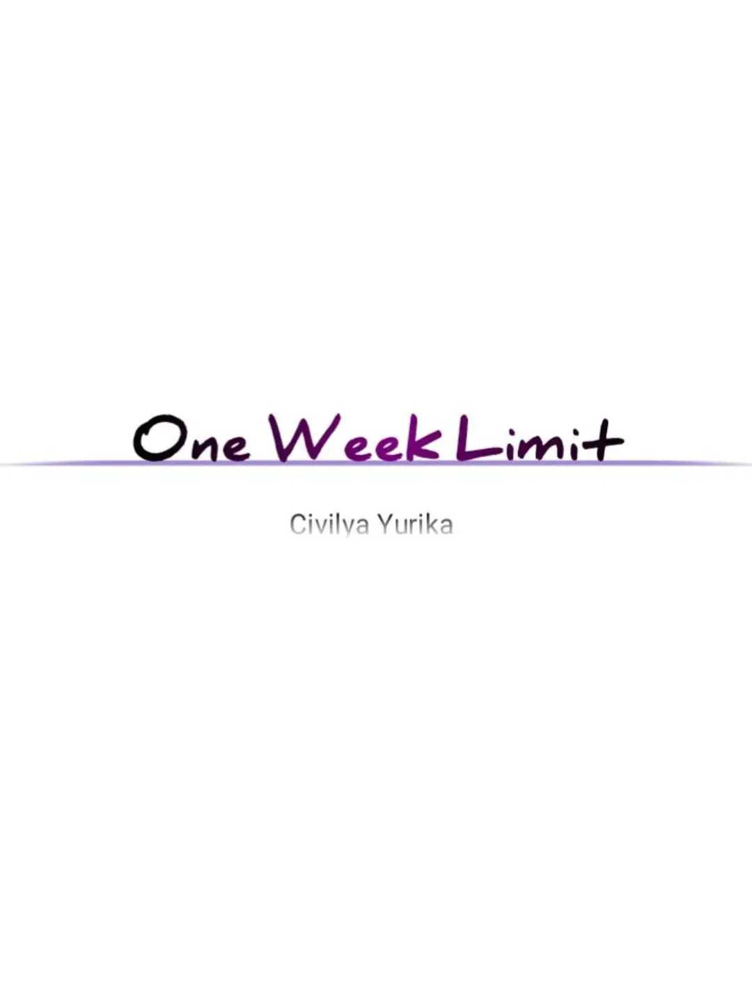 One week limit - Capítulo - Página 4 - LectorTMOo