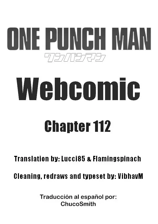 Onepunch-Man (ONE) (2012) - Capítulo 112 - Página 1 - LectorTMOo