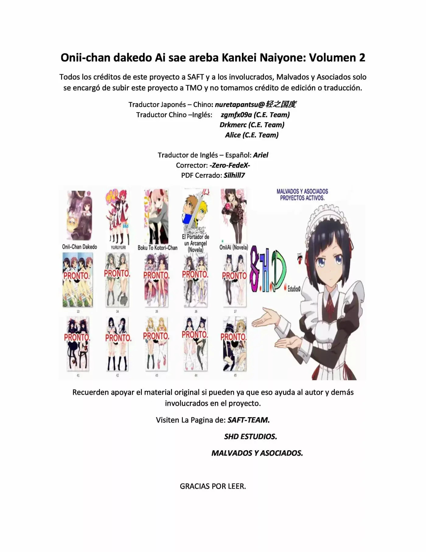 Onii-chan dakedo Ai sae areba Kankei Naiyone (2010) - Capítulo 11 - Página 1 - LectorTMOo
