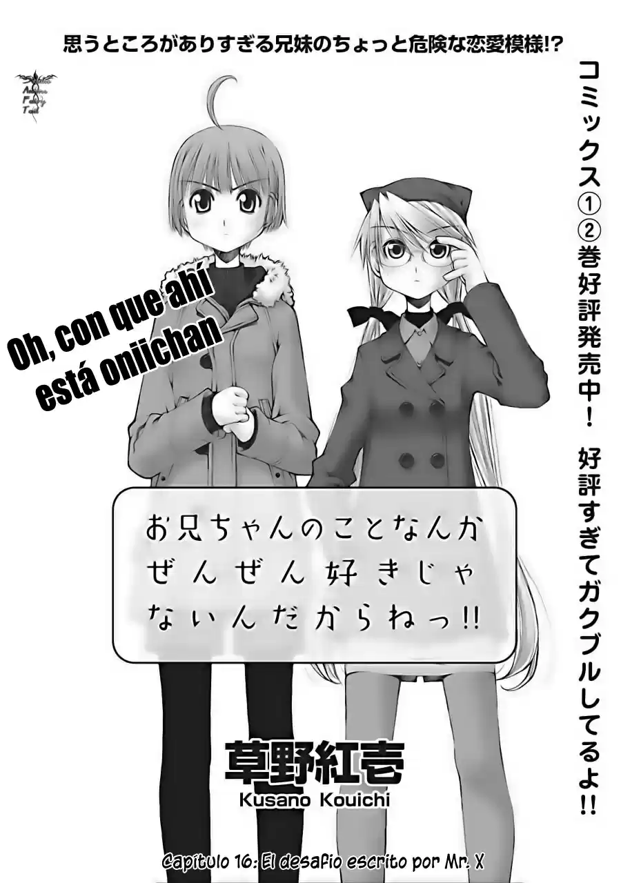 Onii-chan no Koto Nanka Zenzen Suki janain dakara ne!! (2016) - Capítulo 16 - Página 9 - LectorTMOo