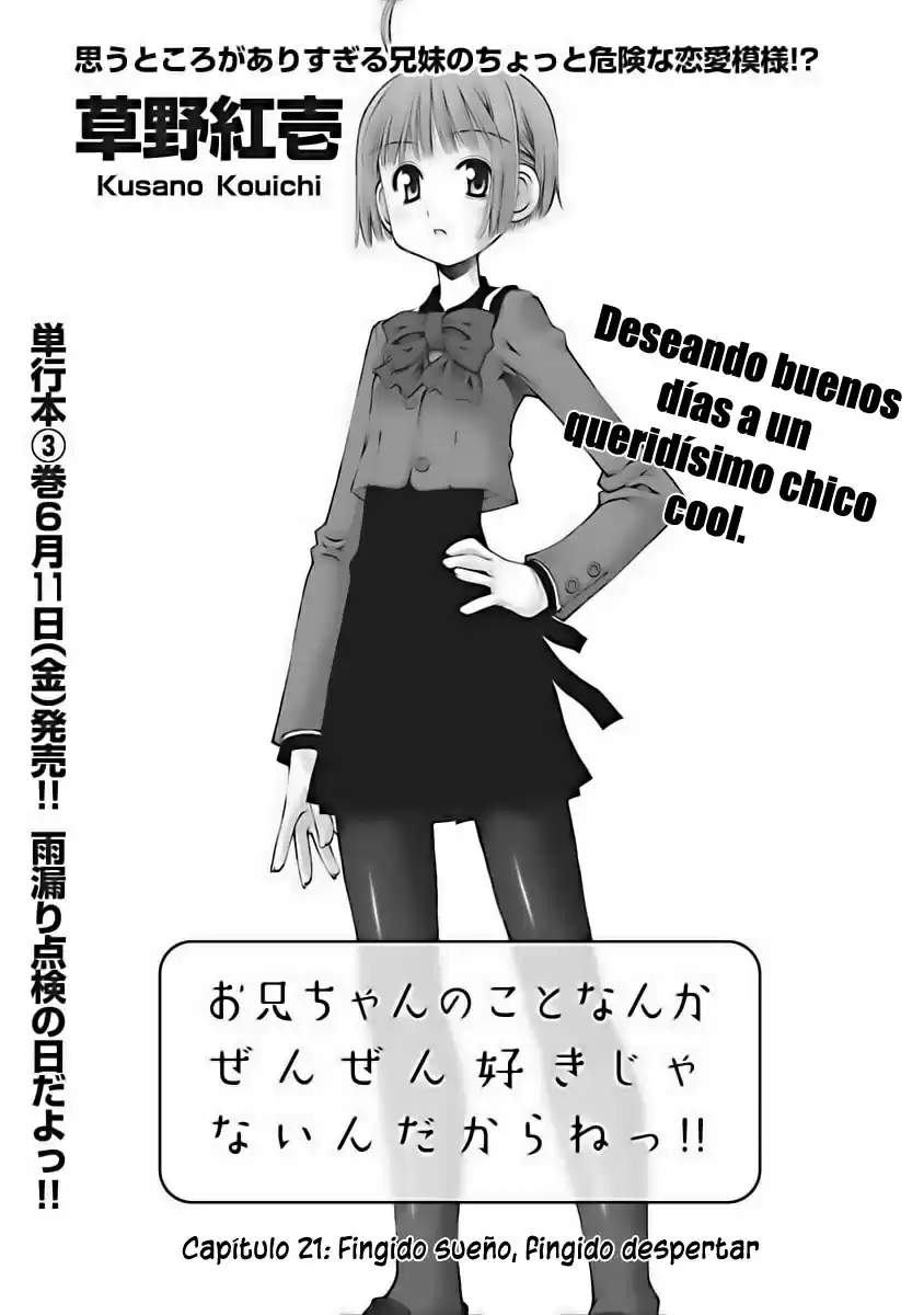 Onii-chan no Koto Nanka Zenzen Suki janain dakara ne!! (2016) - Capítulo 21 - Página 6 - LectorTMOo