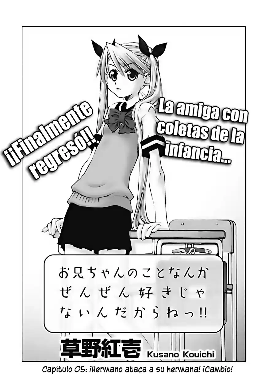 Onii-chan no Koto Nanka Zenzen Suki janain dakara ne!! (2016) - Capítulo 5 - Página 5 - LectorTMOo