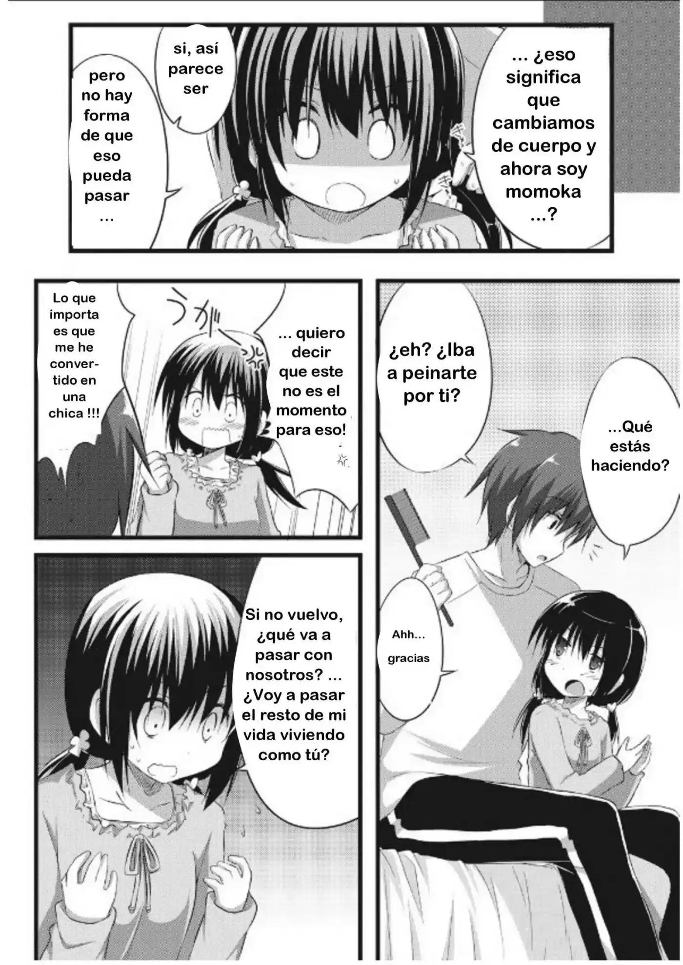 Onii-chan to exchange!! ~Bro-con na imouto to ani no karada ga irekawatte shimatta jian~ (2017) - Capítulo  - Página 10 - LectorTMOo