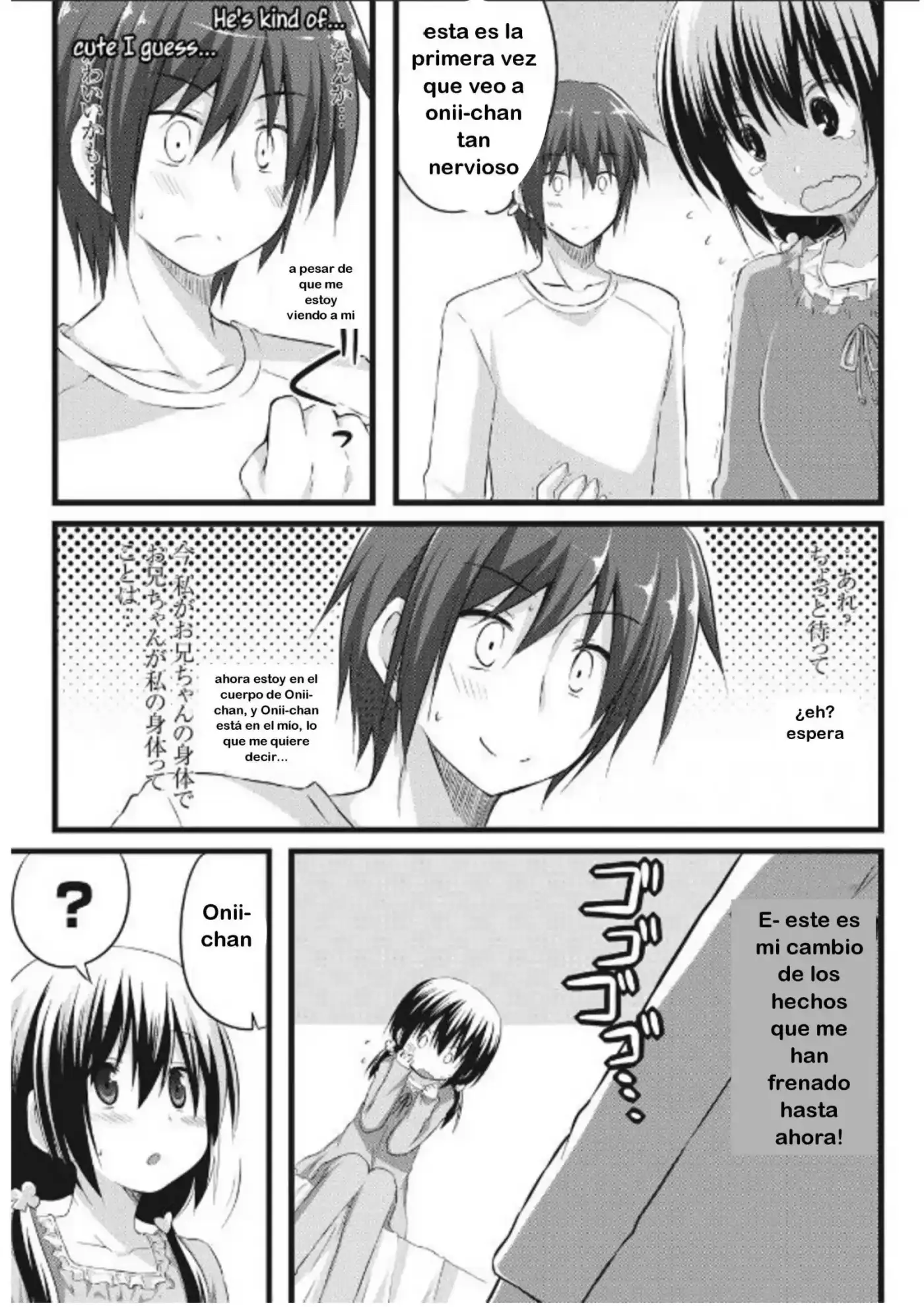 Onii-chan to exchange!! ~Bro-con na imouto to ani no karada ga irekawatte shimatta jian~ (2017) - Capítulo  - Página 11 - LectorTMOo
