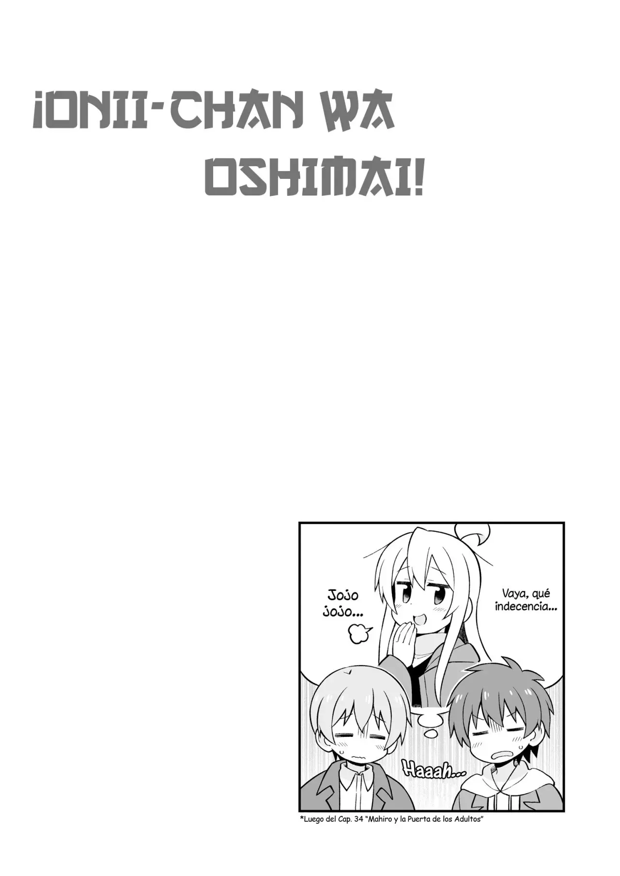Onii-chan wa Oshimai - Capítulo 37.5 - Página 2 - LectorTMOo