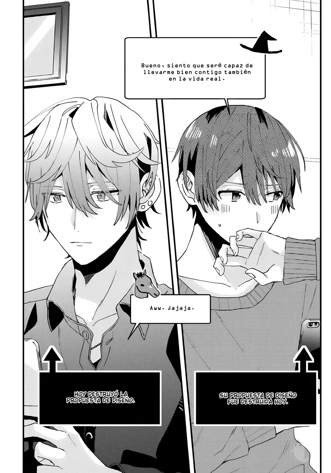 Online Game Nakama to Sashi Off shitara Shokuba no Onijoushi ga Kita - Capítulo 3 - Página 8 - LectorTMOo
