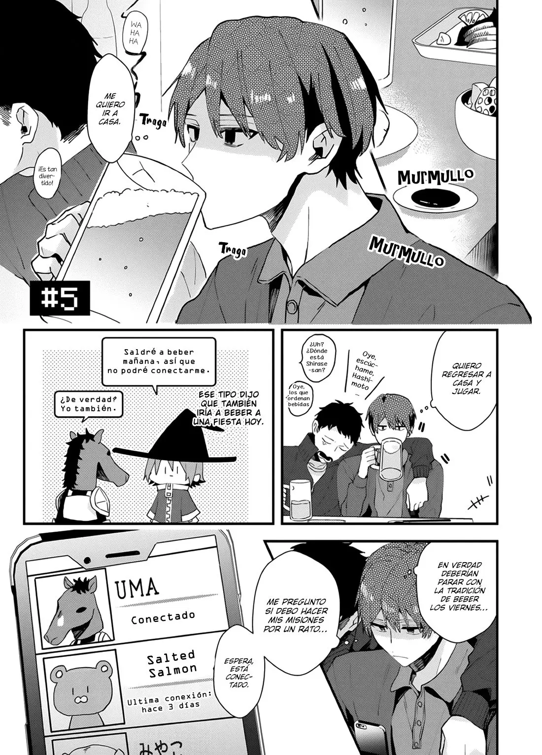 Online Game Nakama to Sashi Off shitara Shokuba no Onijoushi ga Kita - Capítulo 5 - Página 5 - LectorTMOo