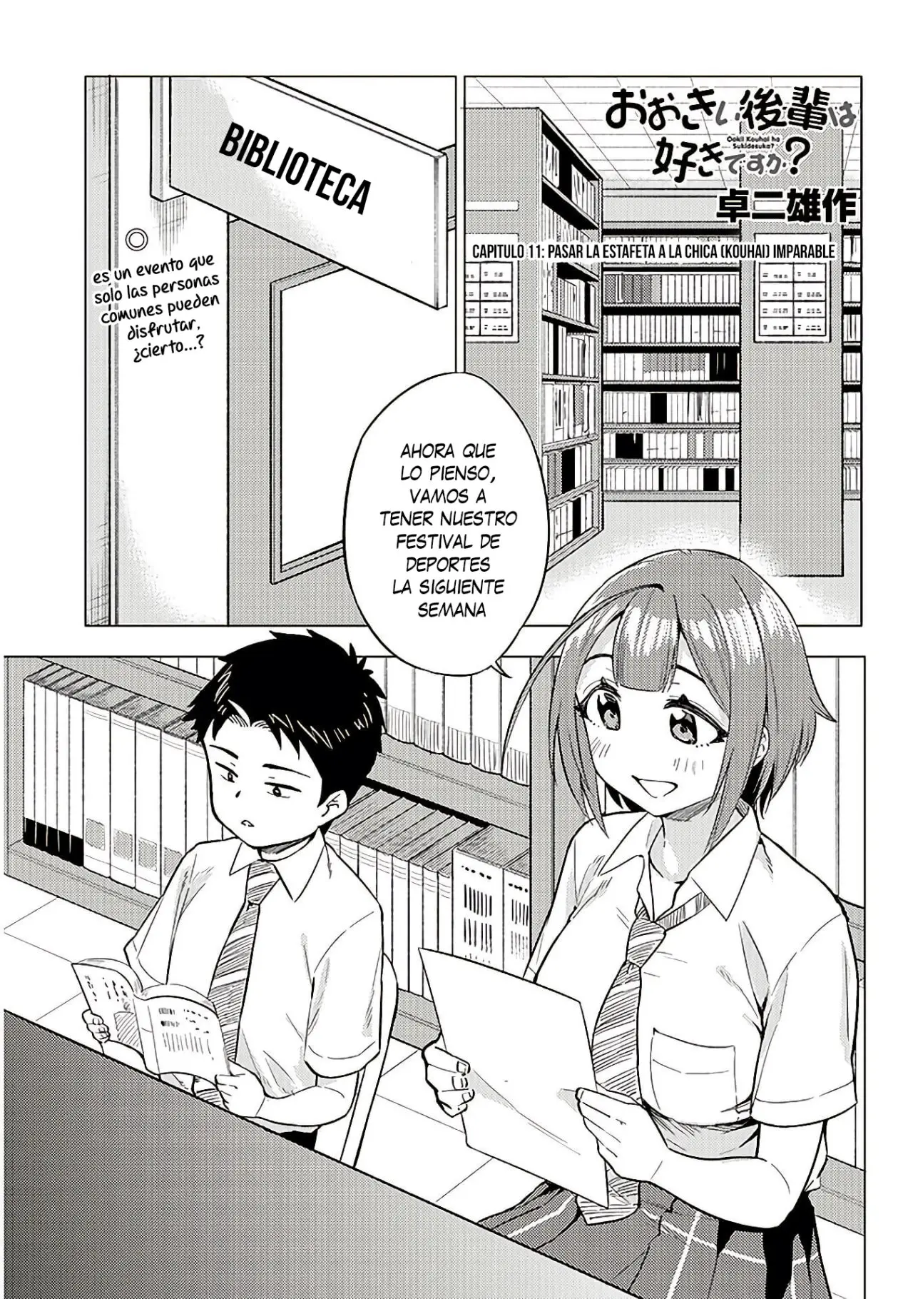 Ooki Kouhai Wa Suki Desu Ka? - Capítulo 11 - Página 2 - LectorTMOo