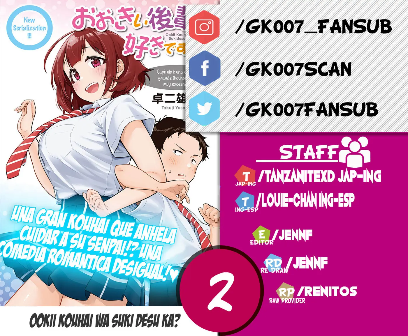 Ooki Kouhai Wa Suki Desu Ka? - Capítulo 2 - Página 1 - LectorTMOo