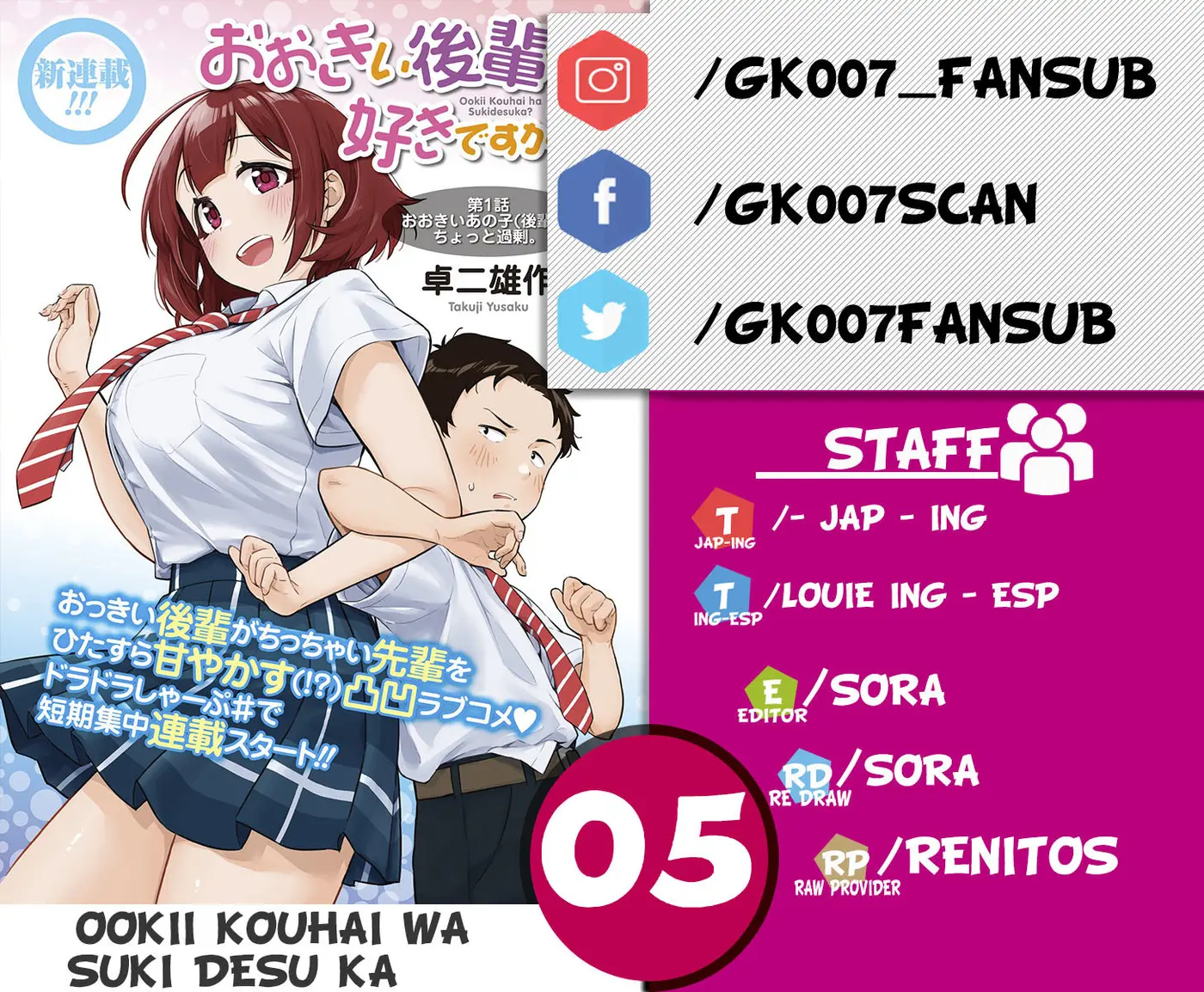 Ooki Kouhai Wa Suki Desu Ka? - Capítulo 5 - Página 1 - LectorTMOo