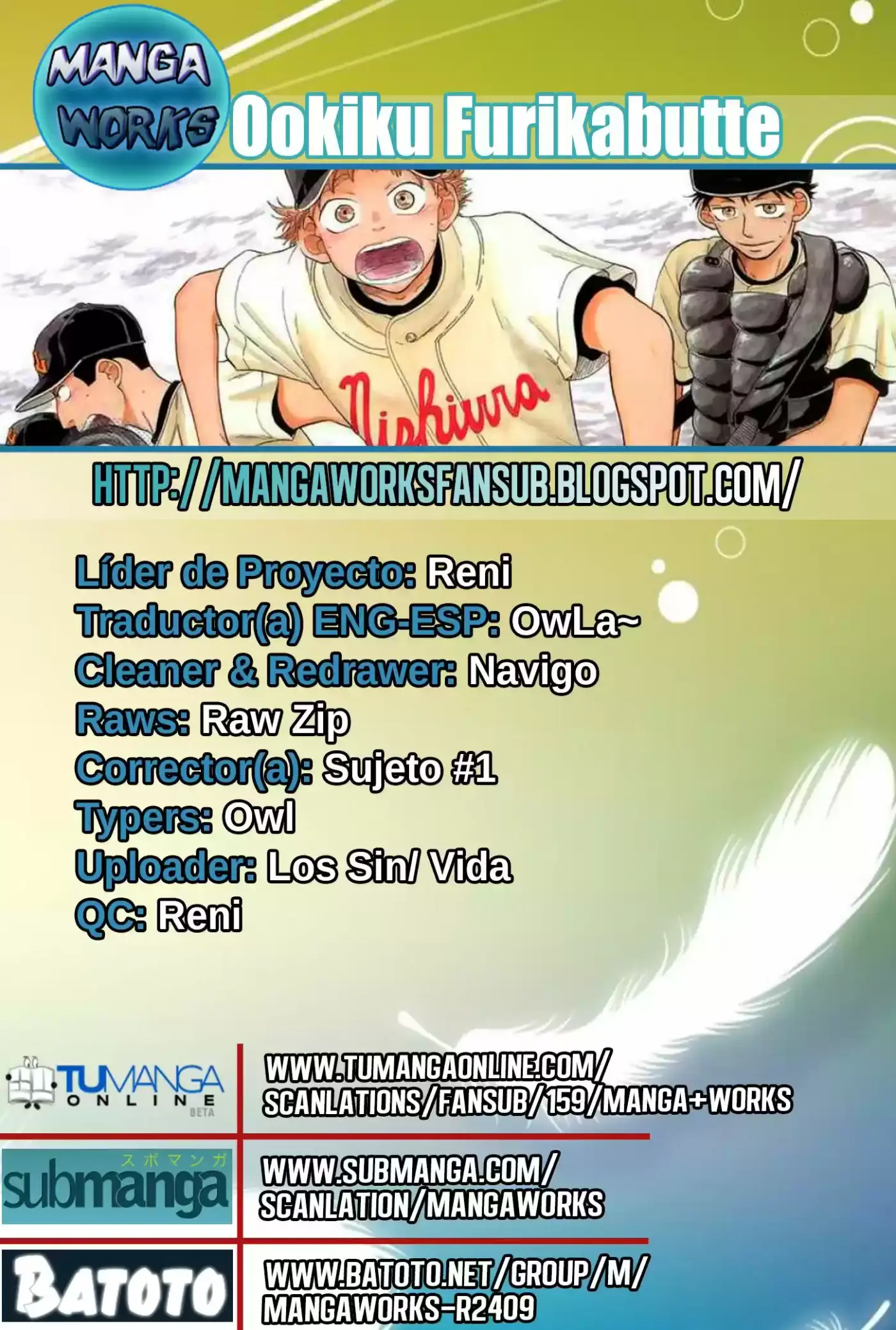 Ookiku Furikabutte (2004) - Capítulo 3 - Página 1 - LectorTMOo