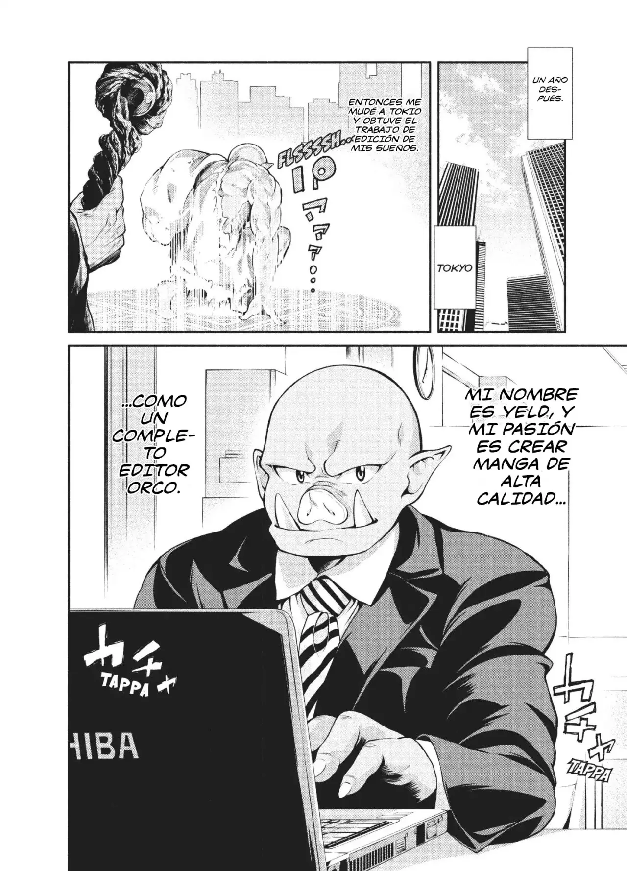 Orc Henshuu to Onna Kishi Mangaka-san (2017) - Capítulo 1 - Página 7 - LectorTMOo