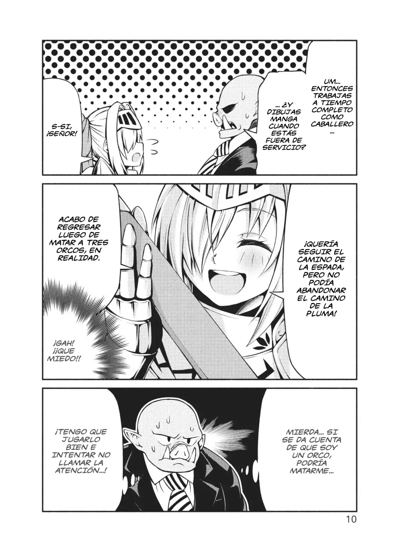 Orc Henshuu to Onna Kishi Mangaka-san (2017) - Capítulo 1 - Página 11 - LectorTMOo