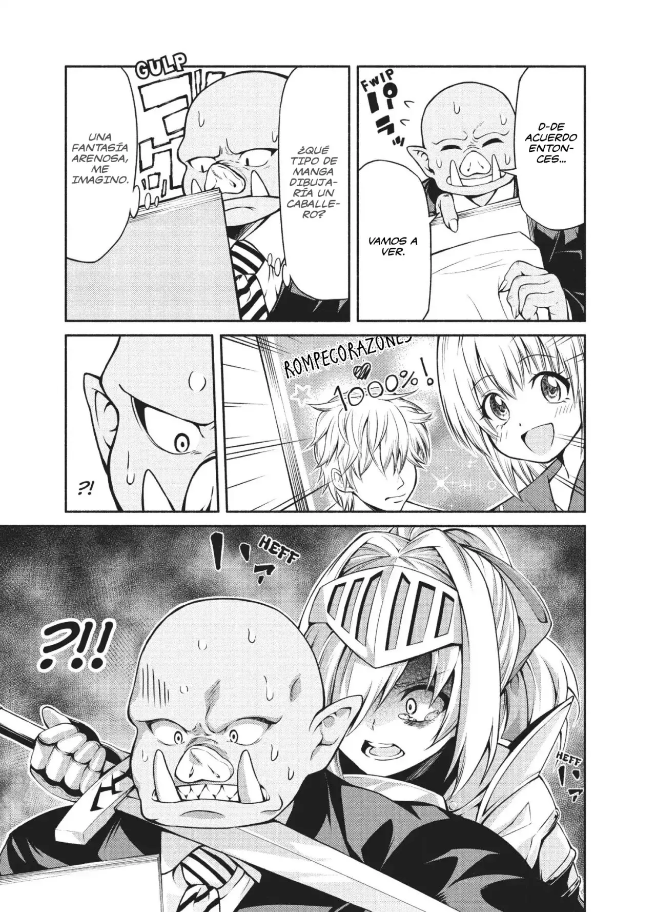 Orc Henshuu to Onna Kishi Mangaka-san (2017) - Capítulo 1 - Página 12 - LectorTMOo