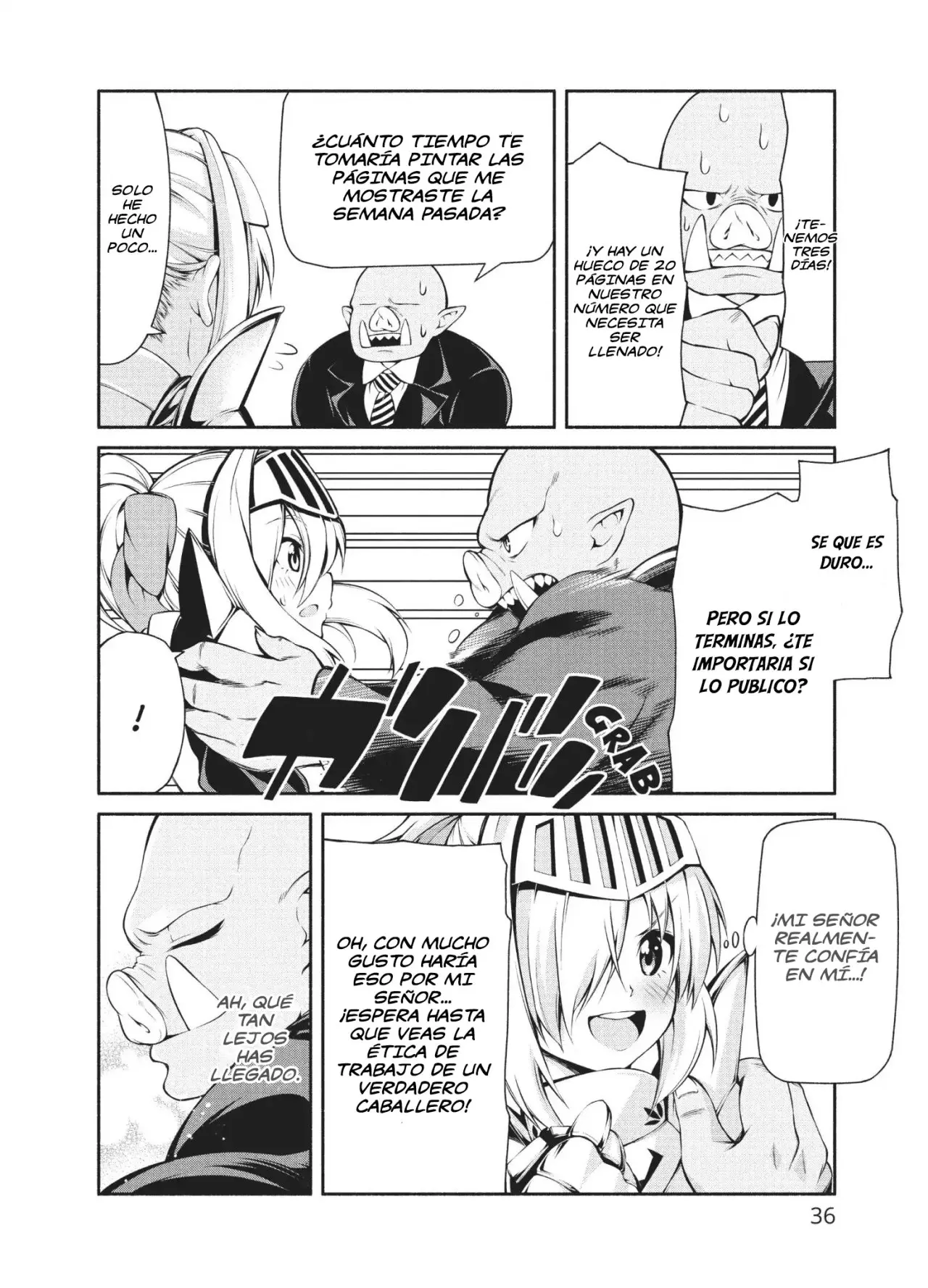 Orc Henshuu to Onna Kishi Mangaka-san (2017) - Capítulo 2 - Página 5 - LectorTMOo