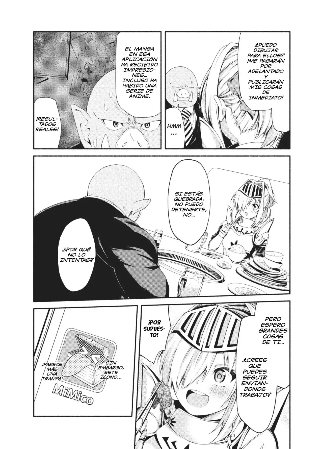 Orc Henshuu to Onna Kishi Mangaka-san (2017) - Capítulo 3 - Página 7 - LectorTMOo