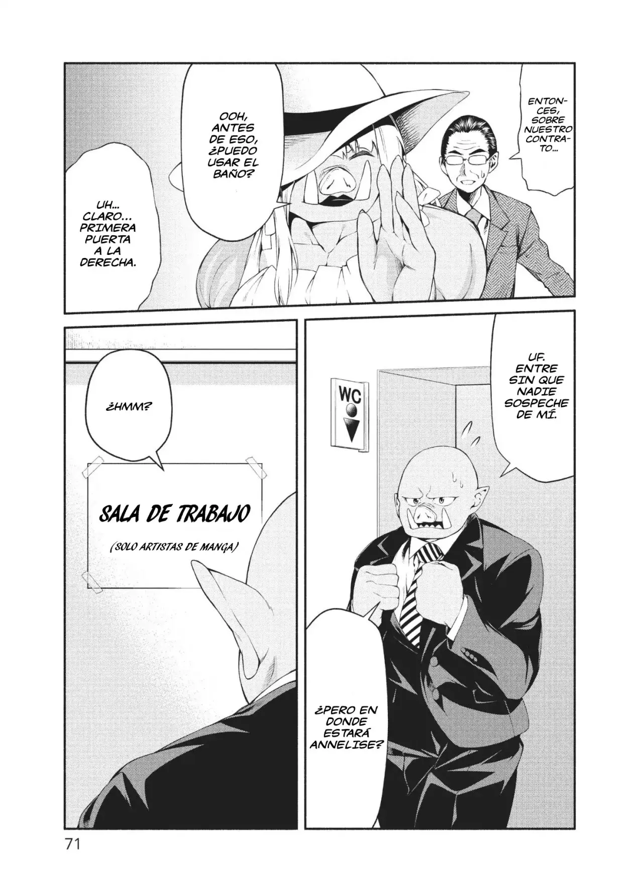 Orc Henshuu to Onna Kishi Mangaka-san (2017) - Capítulo 3 - Página 14 - LectorTMOo