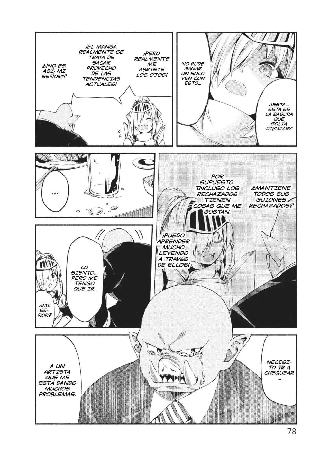 Orc Henshuu to Onna Kishi Mangaka-san (2017) - Capítulo 3 - Página 21 - LectorTMOo