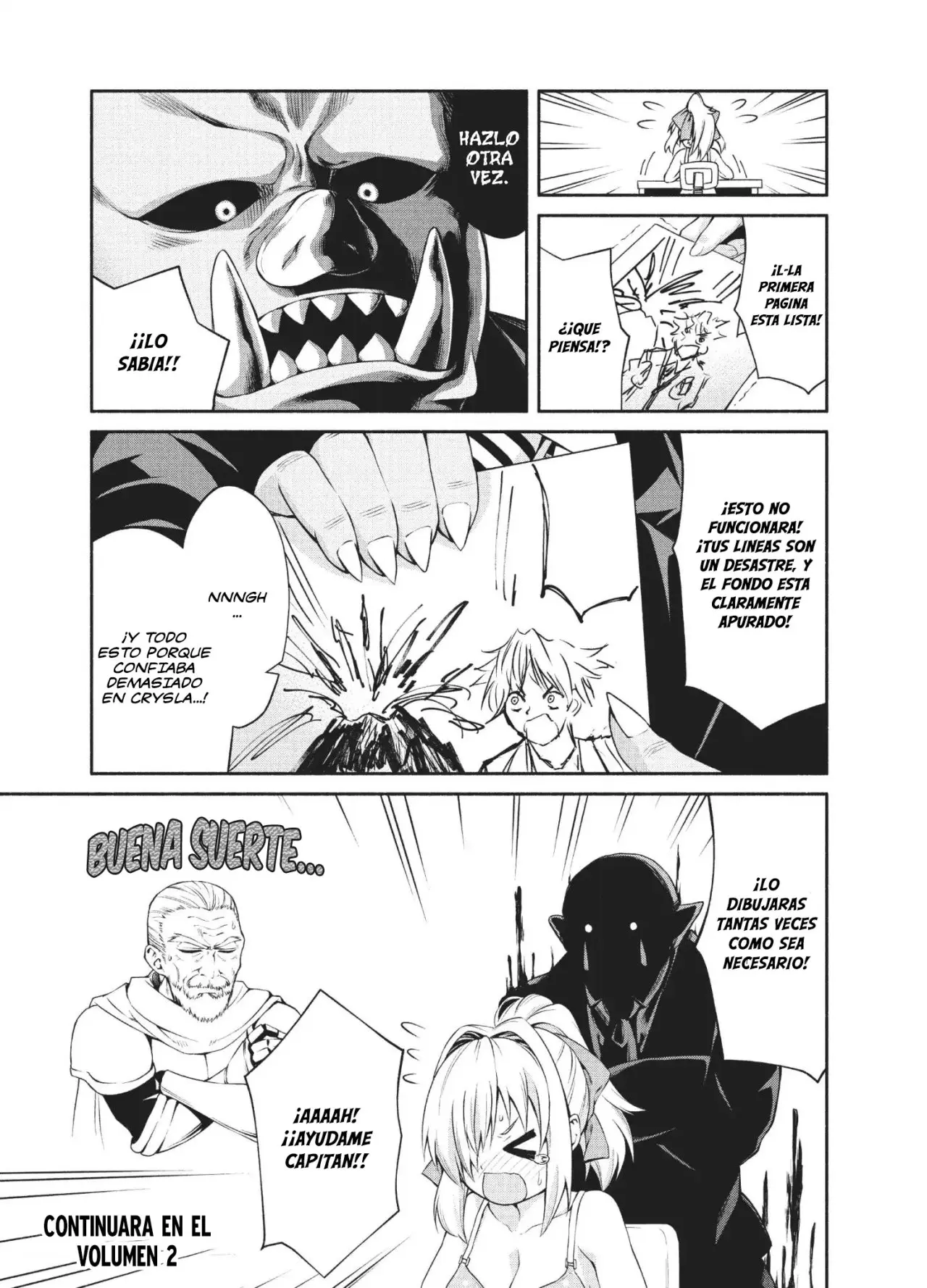 Orc Henshuu to Onna Kishi Mangaka-san (2017) - Capítulo 5 - Página 28 - LectorTMOo