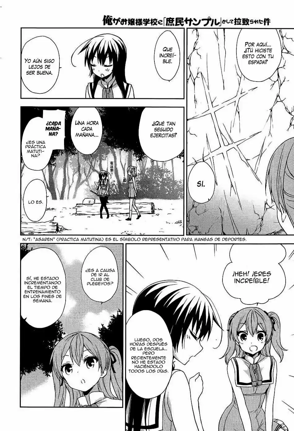 Ore ga Ojousama Gakkou ni "Shomin Sample" Toshite Rachirareta Ken (2012) - Capítulo 40 - Página 26 - LectorTMOo