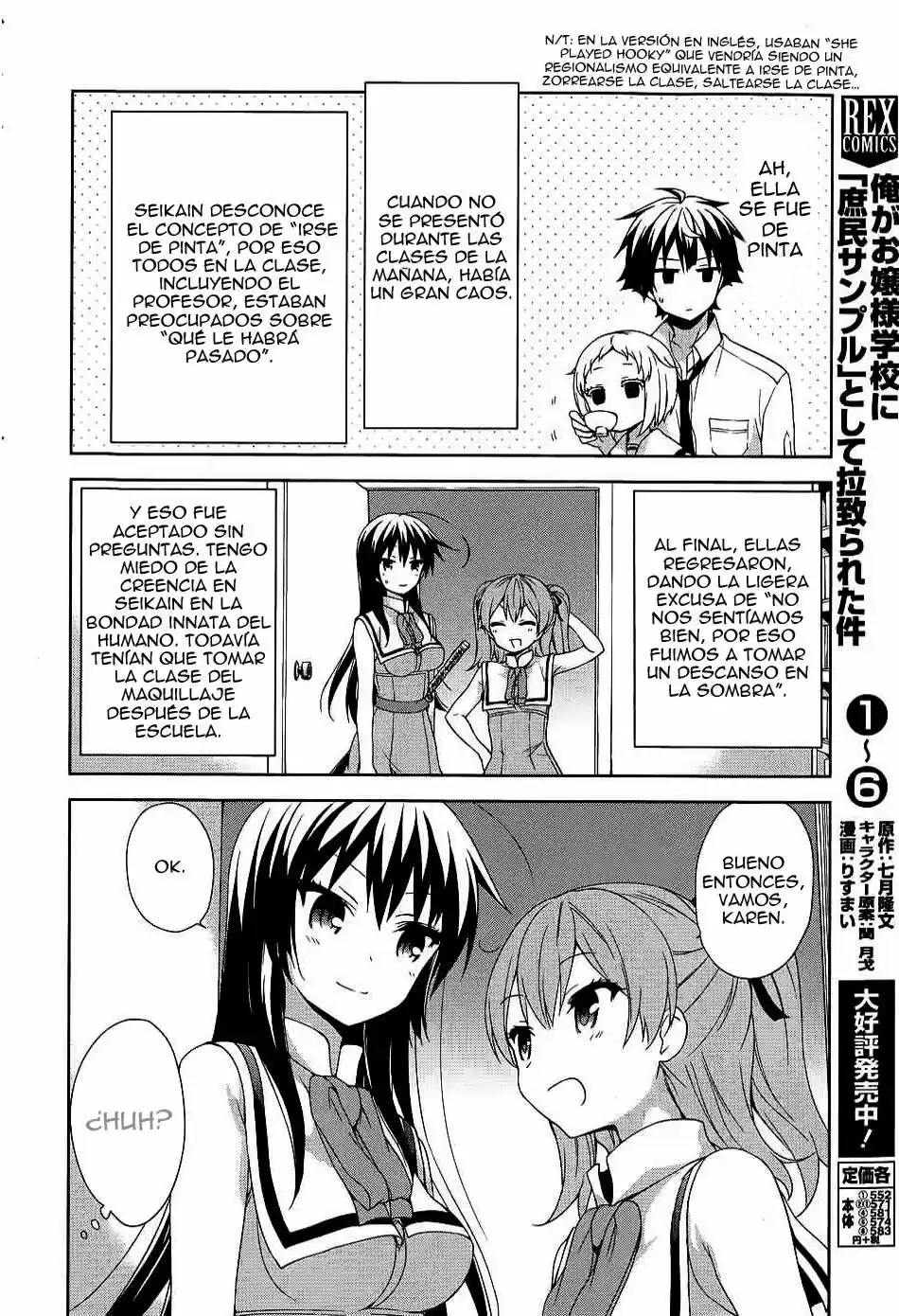 Ore ga Ojousama Gakkou ni "Shomin Sample" Toshite Rachirareta Ken (2012) - Capítulo 40 - Página 38 - LectorTMOo